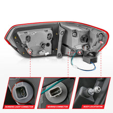 Load image into Gallery viewer, ANZO 2014-2016 Jeep Grand Cherokee LED Taillights Red/Clear Tail Lights ANZO
