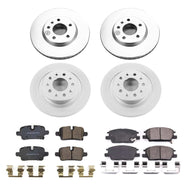 Power Stop 2020 Chevrolet Malibu Front & Rear Z17 Coated Brake Kit Brake Kits - Performance Blank PowerStop