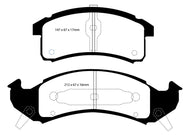 EBC 92-93 Buick Le Sabre (FWD) 3.8 Redstuff Front Brake Pads Brake Pads - Performance EBC   