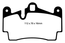 Load image into Gallery viewer, EBC 11-15 Audi Q7 3.0 Supercharged Yellowstuff Rear Brake Pads Brake Pads - Performance EBC   
