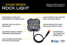 Load image into Gallery viewer, Diode Dynamics Stage Series RGBW LED Rock Light (Add-on 2-pack) Light Accessories and Wiring Diode Dynamics   
