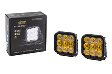 Load image into Gallery viewer, Diode Dynamics SS5 LED Pod Pro - Yellow Flood (Pair) Light Accessories and Wiring Diode Dynamics   
