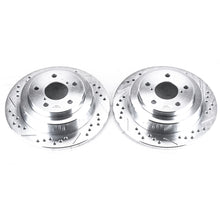 Load image into Gallery viewer, Power Stop 05-06 Saab 9-2X Rear Evolution Drilled &amp; Slotted Rotors - Pair Brake Rotors - Slot &amp; Drilled PowerStop   
