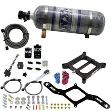 Load image into Gallery viewer, Nitrous Express 4150 RNC Conventional Nitrous Plate Kit w/.375in Solenoid w/12lb Bottle Nitrous Systems Nitrous Express
