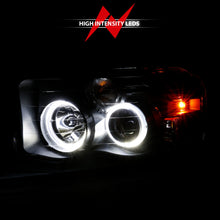 Load image into Gallery viewer, ANZO 2002-2005 Dodge Ram 1500 Projector Headlights w/ Halo Black Clear Amber Headlights ANZO
