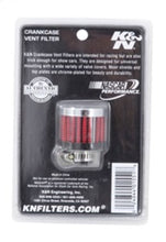 Load image into Gallery viewer, K&amp;N .315/.431 Flange 1 3/8 inch OD 1.5 inch H Clamp On Crankcase Vent Filter Air Filters - Universal Fit K&amp;N Engineering   

