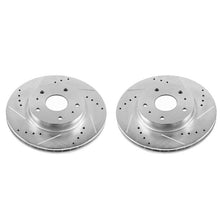 Load image into Gallery viewer, Power Stop 07-13 Suzuki SX4 Front Evolution Drilled &amp; Slotted Rotors - Pair Brake Rotors - Slot &amp; Drilled PowerStop   
