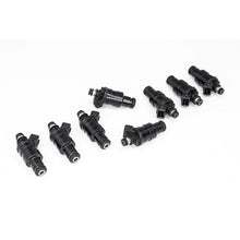 Load image into Gallery viewer, DeatschWerks Universal 550cc Low Impedance 11mm Upper Injector - Set of 8 Fuel Injector Sets - 8Cyl DeatschWerks

