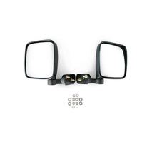 Load image into Gallery viewer, DV8 18-22 Jeep 4 Door JL/JT Aluminum Half Doors with Perforated Mesh Front Doors DV8 Offroad
