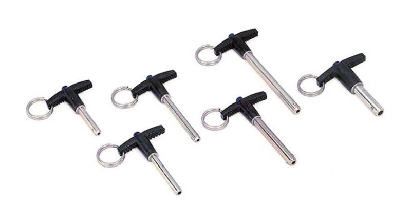 Moroso Quick Release Pin - 1/4in Diameter x 2in Long - 2 Pack Hardware - Singles Moroso