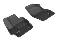 3D MAXpider 2010-2013 Mazda Mazda3 Kagu 1st Row Floormat - Black Floor Mats - Rubber 3D MAXpider   