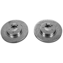 Load image into Gallery viewer, Power Stop 03-05 Lincoln Aviator Front Evolution Drilled &amp; Slotted Rotors - Pair Brake Rotors - Slot &amp; Drilled PowerStop
