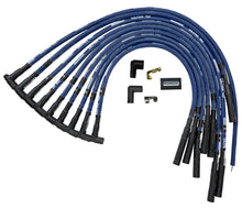 Load image into Gallery viewer, Moroso Chevrolet Big Block Ignition Wire Set - Ultra 40 - Sleeved - HEI - Straight - Blue Spark Plug Wire Sets Moroso
