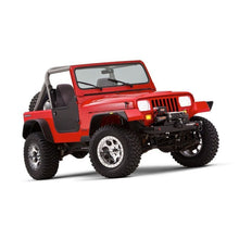 Load image into Gallery viewer, Bushwacker 87-95 Jeep Wrangler Flat Style Flares 4pc Excludes Renegade - Black Fender Flares Bushwacker

