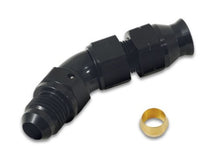Load image into Gallery viewer, Vibrant 45 Degree 1/2in Tube to Male -8AN Flare Adapter w/ Olive Inserts Fittings Vibrant
