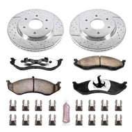 Power Stop 90-99 Jeep Cherokee Front Z36 Truck & Tow Brake Kit Brake Kits - Performance D&S PowerStop   