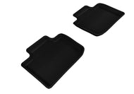 3D MAXpider 2014-2020 Lexus IS Kagu 2nd Row Floormats - Black Floor Mats - Rubber 3D MAXpider   