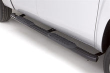 Load image into Gallery viewer, Lund 03-09 Dodge Ram 2500 Quad Cab 4in. Oval Curved Steel Nerf Bars - Black Nerf Bars LUND
