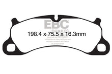 Load image into Gallery viewer, EBC 12-15 Porsche 911 (991) (Cast Iron Rotor only) 3.8 Carrera S Yellowstuff Front Brake Pads Brake Pads - Performance EBC   

