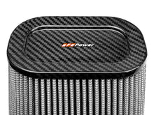 Load image into Gallery viewer, aFe MagnumFLOW Pro Dry S Air Filter (7.5x5.5in) F x (9x7in) B x (5.75x3.75in) T (Carbon) x 10in H Air Filters - Universal Fit aFe
