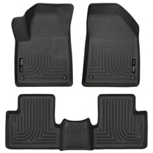 Load image into Gallery viewer, Husky Liners 15-22 Jeep Cherokee WeatherBeater Combo Black Floor Liners Floor Mats - Rubber Husky Liners
