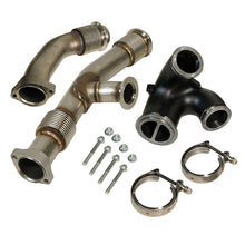 Load image into Gallery viewer, BD Diesel UpPipe Kit - Ford 03-04.5 6.0L Powerstroke w/EGR Connector Connecting Pipes BD Diesel
