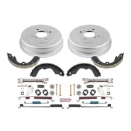 Power Stop 93-98 Nissan Altima Rear Autospecialty Drum Kit Brake Drums PowerStop   