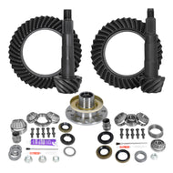Yukon Ring & Pinion Gear Kit Front & Rear for Toyota 8/7.5R Diff (w/Factory Locker) 4.56 Ratio Differential Install Kits Yukon Gear & Axle