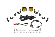 Load image into Gallery viewer, Diode Dynamics SS3 LED Bumper 1 1/2 In Roll Bar Kit Pro - Yellow Combo (Pair) Light Accessories and Wiring Diode Dynamics   
