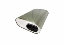 Load image into Gallery viewer, Granatelli 3.0in Inlet 3.0in Outlet 13x9.5x6in Oval Muffler Muffler Granatelli Motor Sports
