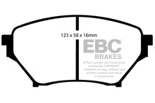 Load image into Gallery viewer, EBC 01-03 Mazda Miata MX5 1.8 (Sports Suspension) Yellowstuff Front Brake Pads Brake Pads - Performance EBC   
