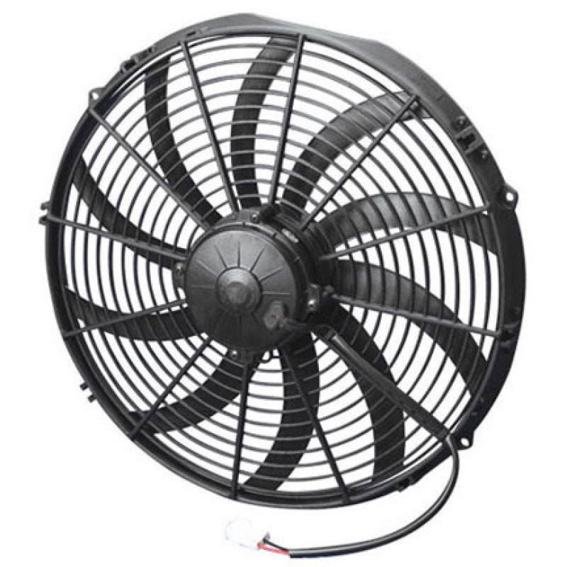 SPAL 2024 CFM 16in High Performance Fan - Pull/Curved (VA18-AP71/LL-59A) Fans & Shrouds SPAL