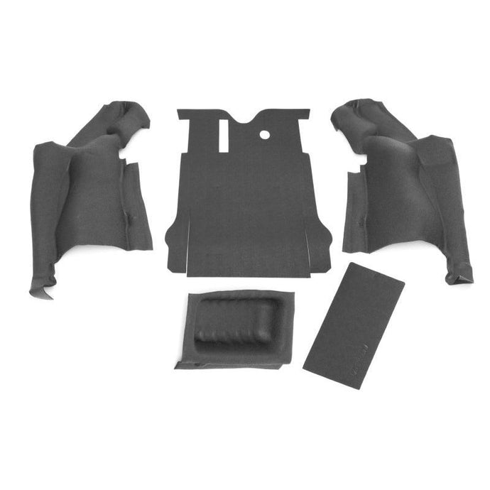 BedRug 07-10 Jeep JK 2Dr Rear 5pc BedTred Cargo Kit (Incl Tailgate & Tub Liner) Bed Liners BedRug