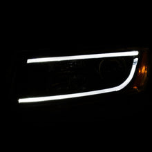 Load image into Gallery viewer, ANZO 2014-2015 Jeep Grand Cherokee Projector Headlights w/ Plank Style Design Black Headlights ANZO
