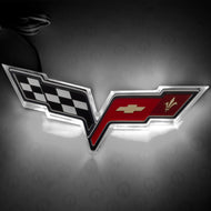Oracle Chevrolet Corvette C6 Illuminated Emblem - White SEE WARRANTY Light Accessories and Wiring ORACLE Lighting