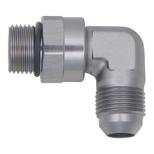 Load image into Gallery viewer, DeatschWerks 8AN ORB Male Swivel to 8AN Male Flare 90-Degree Fitting - Anodized DW Titanium Fittings DeatschWerks
