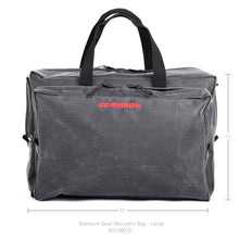 Load image into Gallery viewer, Go Rhino XVenture Gear Bag - Large (13x14x22in. Closed) 12oz Waxed Canvas - Black Cargo Boxes &amp; Bags Go Rhino
