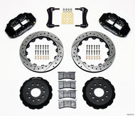 Wilwood Narrow Superlite 6R Front Hat Kit 12.88in Drilled 88-93 Corvette C4 Big Brake Kits Wilwood