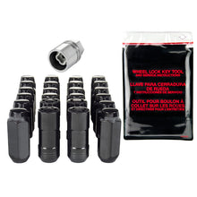 Load image into Gallery viewer, McGard 6 Lug Hex Install Kit w/Locks (Cone Seat Nut) M14X2.0 / 13/16 Hex / 2.25in. Length - Black Lug Nuts McGard

