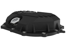 Load image into Gallery viewer, AFE Power 11-18 GM 2500-3500 AAM 9.25 Axle Front Diff Cover Black Machined w/ 2 Qts 75w90 Oil Diff Covers aFe
