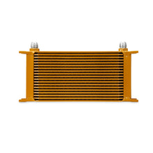 Load image into Gallery viewer, Mishimoto Universal 19 Row Oil Cooler - Gold Oil Coolers Mishimoto
