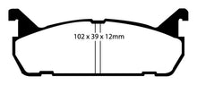 Load image into Gallery viewer, EBC 91-96 Ford Escort 1.8 Redstuff Rear Brake Pads Brake Pads - Performance EBC   
