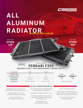 Load image into Gallery viewer, CSF Ferrari F355 High Performance All-Aluminum Radiator - Right Radiators CSF   
