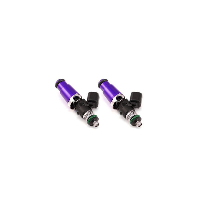 Injector Dynamics 2600-XDS Injectors - 60mm Length - 14mm Purple Top - 14mm Lower O-Ring (Set of 2) Fuel Injector Sets - 2Cyl Injector Dynamics   