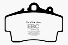 Load image into Gallery viewer, EBC 97-99 Porsche Boxster (Cast Iron Rotors only) 2.5 Yellowstuff Front Brake Pads Brake Pads - Performance EBC   
