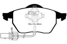 Load image into Gallery viewer, EBC 99-01 Audi A4 1.8 Turbo (B5) Redstuff Front Brake Pads Brake Pads - Performance EBC   
