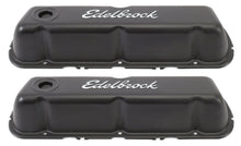Load image into Gallery viewer, Edelbrock Valve Cover Signature Series Ford 260-289-302-351W CI V8 Black Valve Covers Edelbrock
