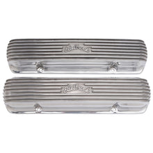 Load image into Gallery viewer, Edelbrock Valve Cover Classic Series Pontiac 1962-1979 301-455 CI V8 Polshed Valve Covers Edelbrock
