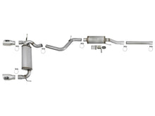 Load image into Gallery viewer, aFe Rebel Series 2.5in 409 SS Cat-Back Exhaust w/ Polished Tips 07+ Jeep Wrangler (JK) V6 3.6L/3.8L Catback aFe
