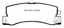 Load image into Gallery viewer, EBC 99-01 Lexus RX300 3.0 2WD Greenstuff Rear Brake Pads Brake Pads - Performance EBC   
